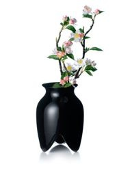 Rosendahl -  wazon Lin Utzon czarny 22 cm