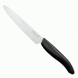 Kyocera - ceramiczny nóż uniwersalny ząbkowany White Series