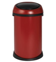 Brabantia - kosz 50 L Touch Bin - czerwony