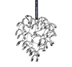Rosendahl -  ozdoba Mistletoe Heart Karen Blixen serce posrebrzane 
