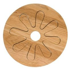 Sagaform - dwuczęściowa podstawka pod gorące naczynia  Oval oak