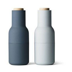 Menu - zestaw 2 młynków do soli lub pieprzu Bottle Grinder błękitne