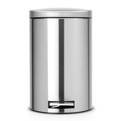 Brabantia - kosz pedałowy 12 L - stal matowa FPP