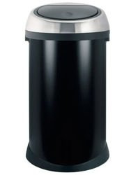 Brabantia - kosz 50 L Touch Bin - czarny + pokrywa FPP