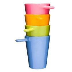 Sagaform - Parrot - 4 kubki 0.2 l 