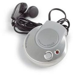 Sagaform - Office - przenośne mini radio srebrne