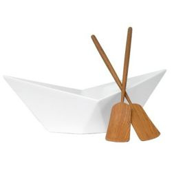 Sagaform - Paperboat - misa do serwowania z łyżkami do sałaty 