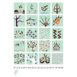 ISAK -  plakat 1-20 Bird