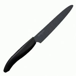 Kyocera - ceramiczny nóż uniwersalny ząbkowany  Black Series