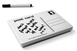 j-me - notatnik ceramiczny Post Card