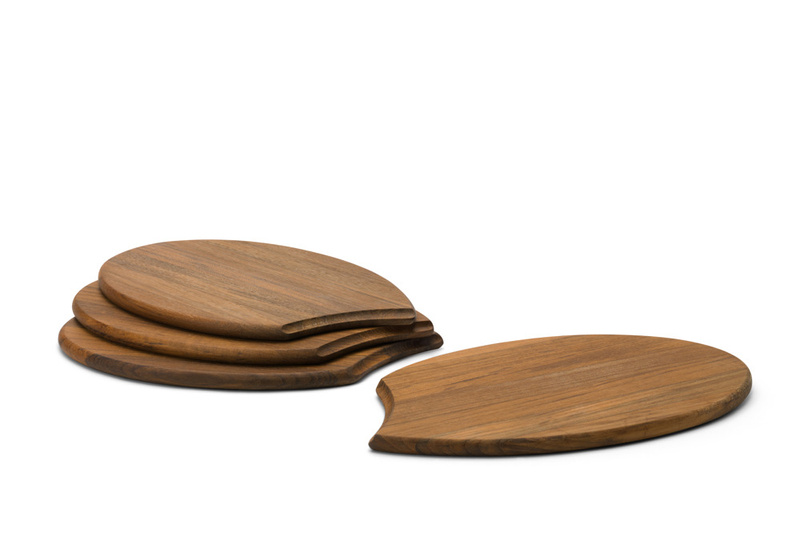 Skagerak - Zestaw 4 desek Trencher Platter