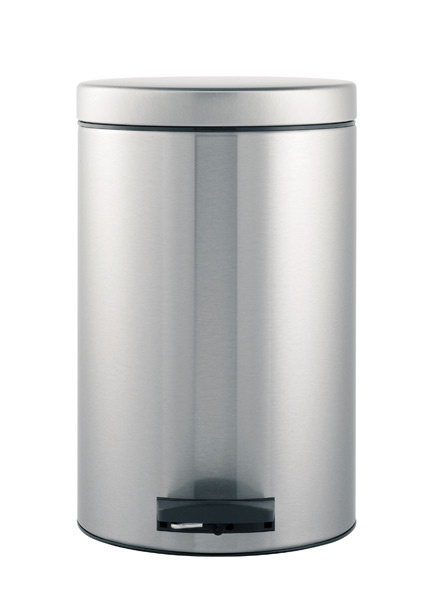 Brabantia - kosz pedałowy 20 L  - stal matowa