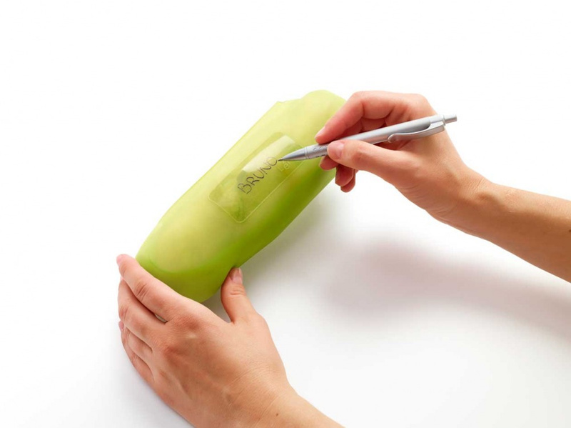 Lekue - etui na kanapkę 17 cm zielone