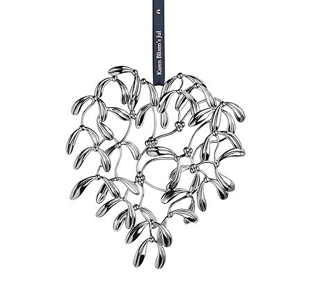 Rosendahl -  ozdoba Mistletoe Heart Karen Blixen serce posrebrzane 