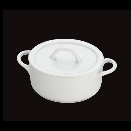 Cilio - porcelanowy garnuszek z pokrywką