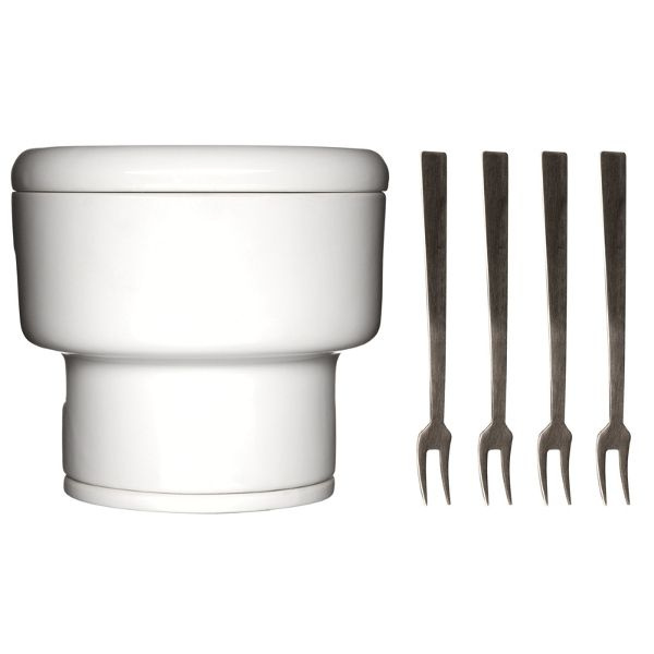 Sagaform - zestaw do czekoladowego fondue Oval oak 
