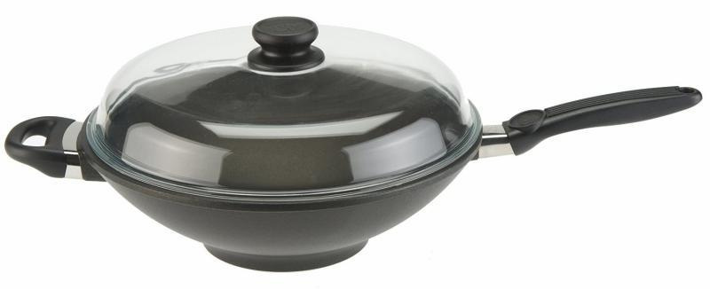 Wok SKK Titanium z długą rączką