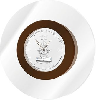 Nextime - Almond - zegar ścienny 