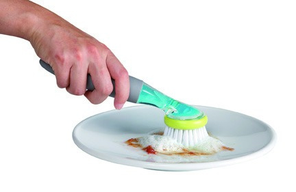 Chef'n - długa szczotka z dozownikiem  Clean Genuity