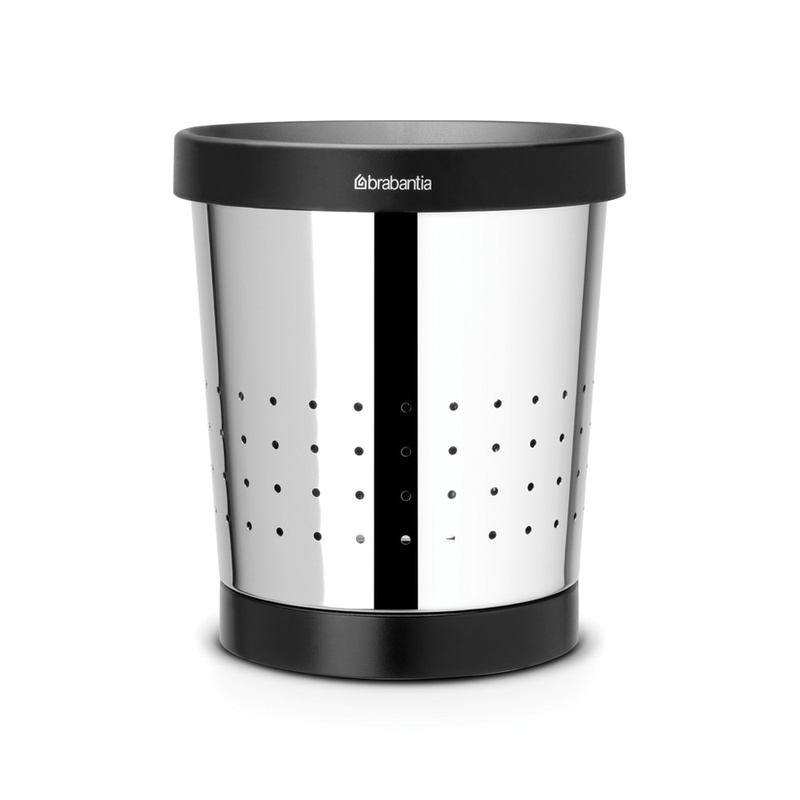 Brabantia - stożkowy kosz na papier 5 L  - stal błyszcząca