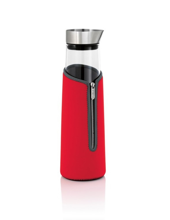 Blomus - pokrowiec termoizolacyjny na karafkę Acqua 1,0 L czerwony