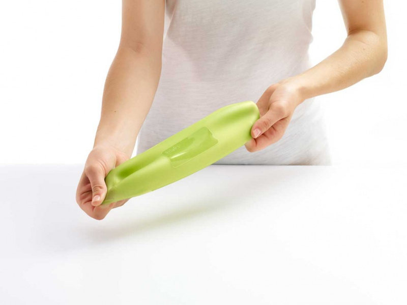 Lekue - etui na kanapkę 10 cm  zielone