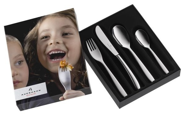 Auerhahn - 4 częściowy komplet sztućców dla dzieci Silk Kids