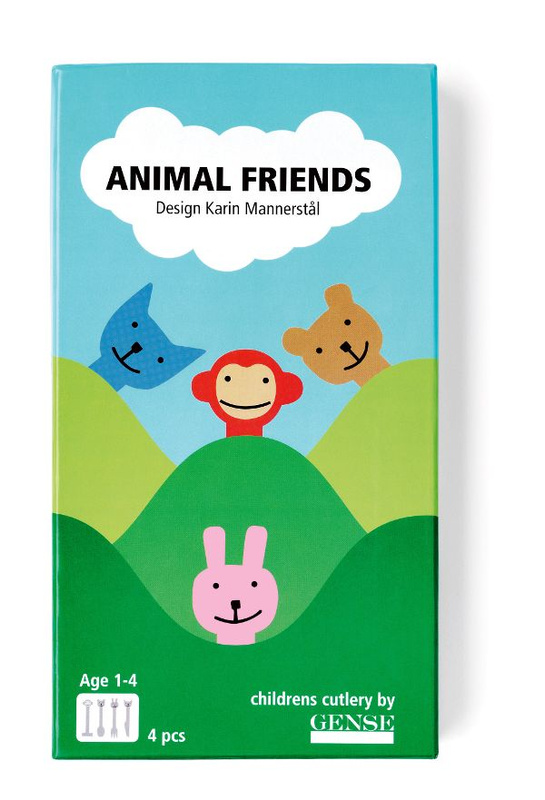 Gense - zestaw sztućców dla dzieci Animal Friends