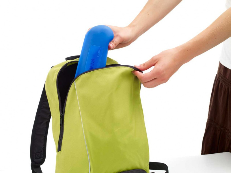 Lekue - etui na kanapkę 10 cm żółte