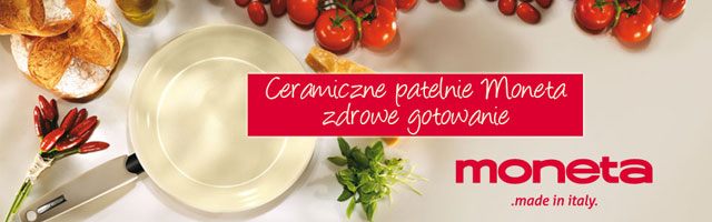 Moneta made in Italy patelnie ceramiczne nieprzywieralne, zdrowe smażenie
