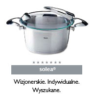 Solea Fissler zestaw garnków szklane pokrywy