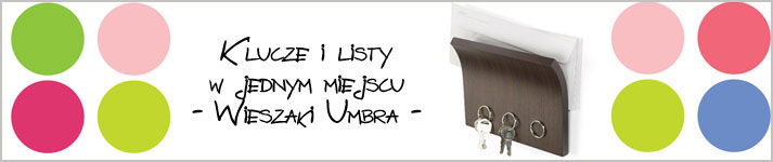 Wieszaki na klucze Umbra Lettro Magnetter