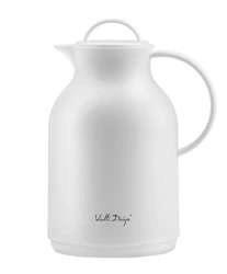 Vialli Design - Termos z wkładem szklanym 1L AMO biały