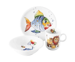 Seltmann - COLORFUL WILDLIFE Zestaw dziecięcy (3 elementy)