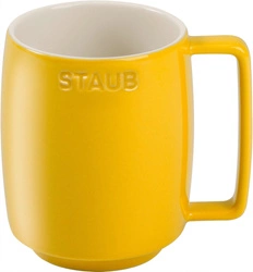 Staub - SERVING Kubek ceramiczny - Żółty, 475 ml