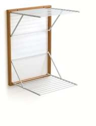 ARREDAMENTI - KORAL Naścienna suszarka na pranie - 98 x 69 cm, Brązowy