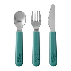 Mepal - Sztućce dziecięce 3-szt. Mio Deep Turquoise