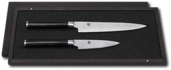 KAI - Zestaw 2 noży SHUN w drewnianym etui