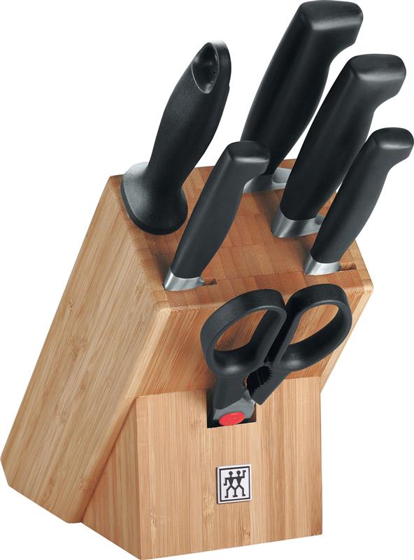 Zwilling - zestaw noży kuchennych w bloku Four Star 7 części