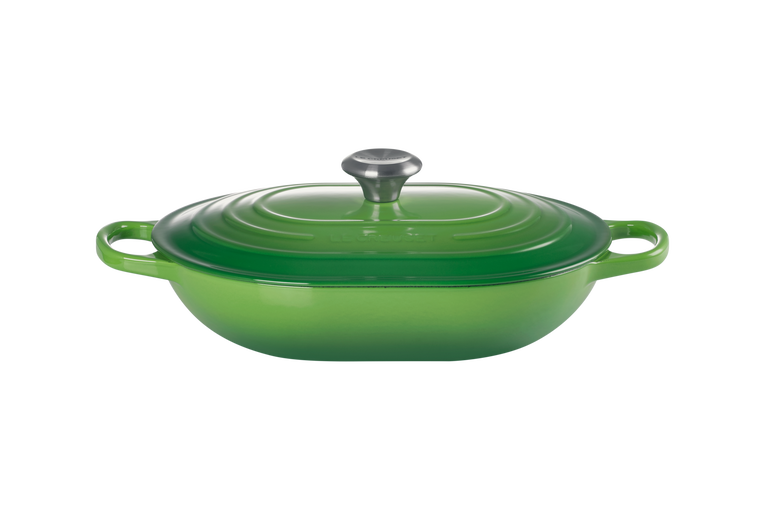 Le Creuset Brytfanna Oblong 31 cm bamboo green FrankHerbert.pl