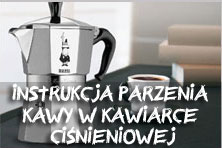 instrukcja parzenia kawy w kawiarce ciśnieniowej