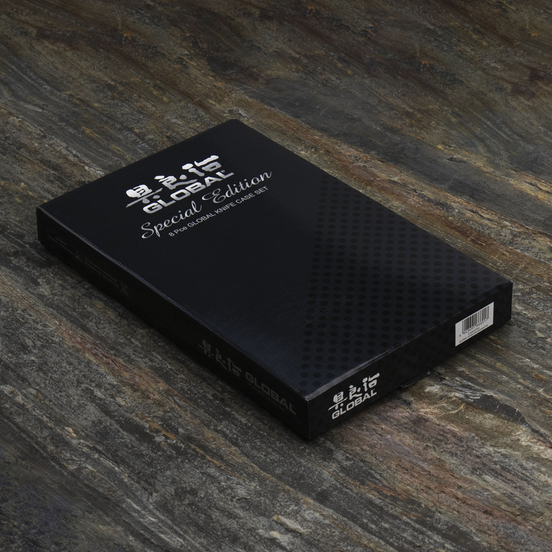 Global - Zestaw szefa kuchni 7 noży w etui