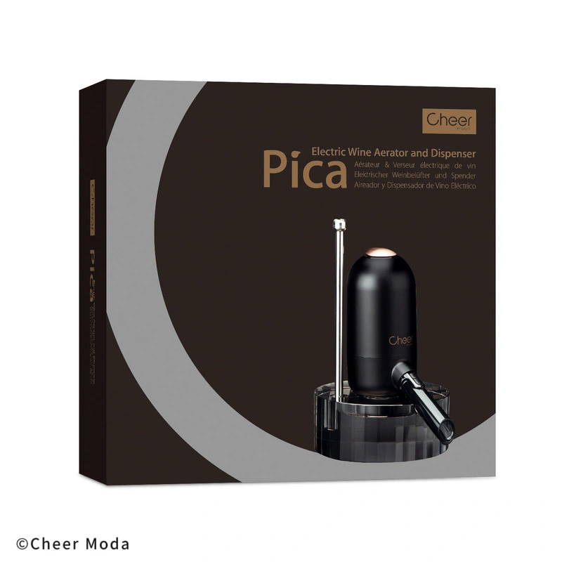 Cheer Moda - Elektryczny aerator i dyspenser do wina Pica