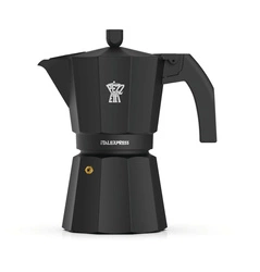 Pezzetti - ITALEXPRESS Emaliowana kawiarka (6 filiżanek) - Czarny