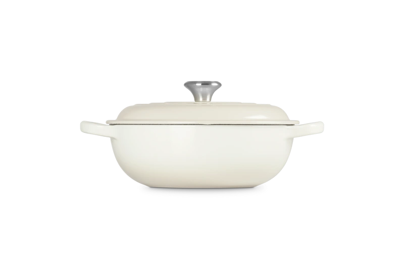 Le Creuset - garnek żeliwny do gulaszu 2,2 l 22 cm meringue