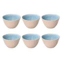 ROSE&TULIPANI - CONCERTO FUZE AZZURRO Zestaw 6 małych misek 12 cm