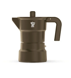 Pezzetti - SOLIDEXPRESS Emaliowana kawiarka (6 filiżanek) - Brązowy