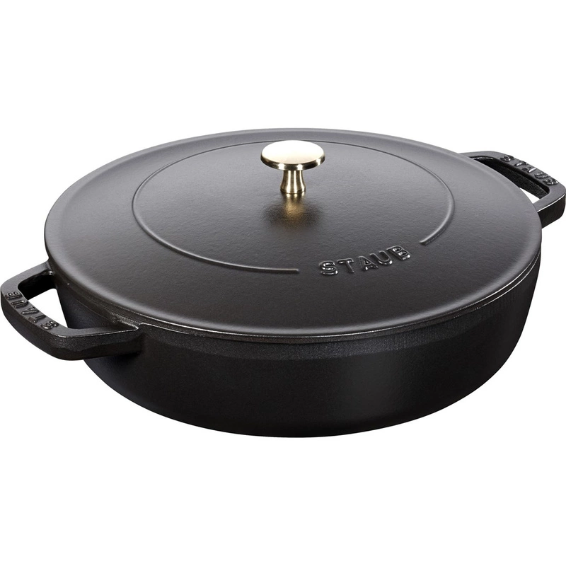 Staub - głęboka patelnia żeliwna Chistera czarna 28 cm