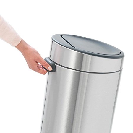 Brabantia - kosz na śmieci Touch Bin New 30l matowa stal