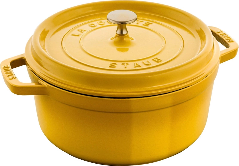 Staub - LA COCOTTE Garnek żeliwny okrągły 3.8 ltr cytrynowy